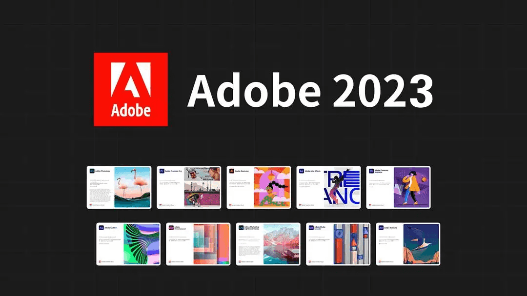 Adobe 创意应用软件 2023 合集 配图